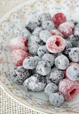 How to make sugared fruit for decorating cakes and dessert tables.