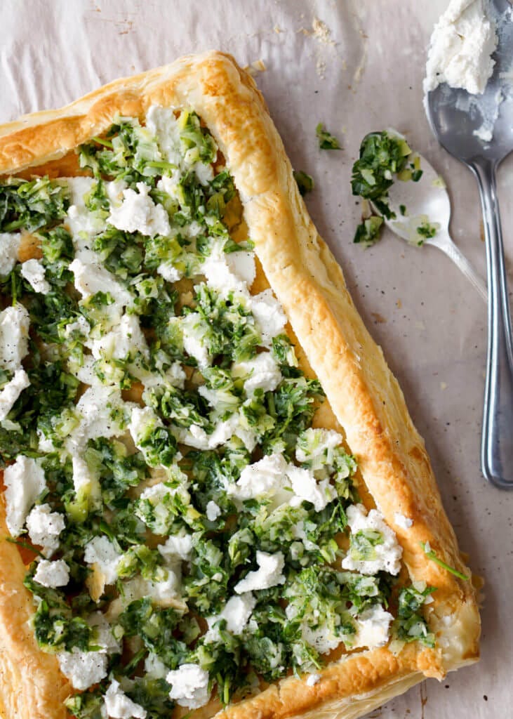 Pea and Asparagus Spring Tart