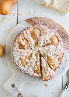Almond Pear Cake