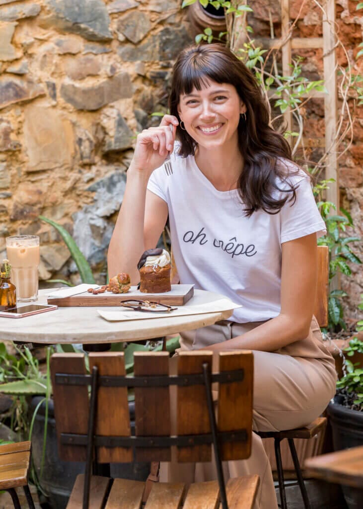 Baker Alie Romano at Honest Chocolate Cafe in Cape Town, South Africa 