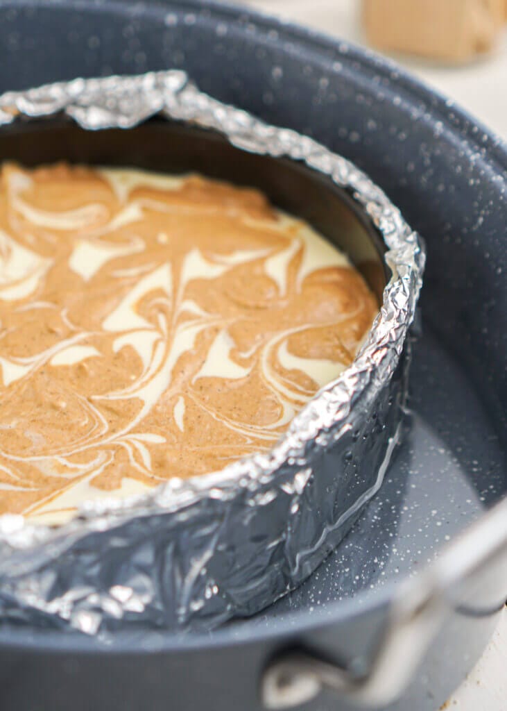 How To Make Pumpkin Swirl Cheesecake