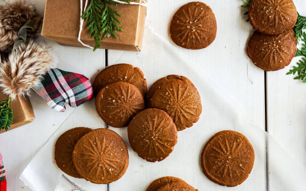 Stamped Ginger Cookies